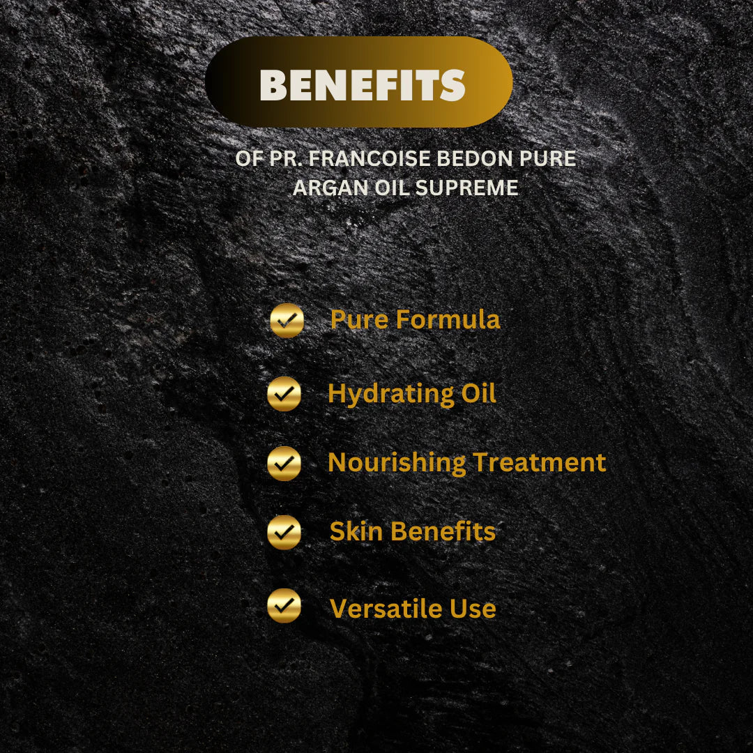 Pr. Francoise Bedon Pure Argan Oil Supreme 125ml / 4.25oz - OUMY