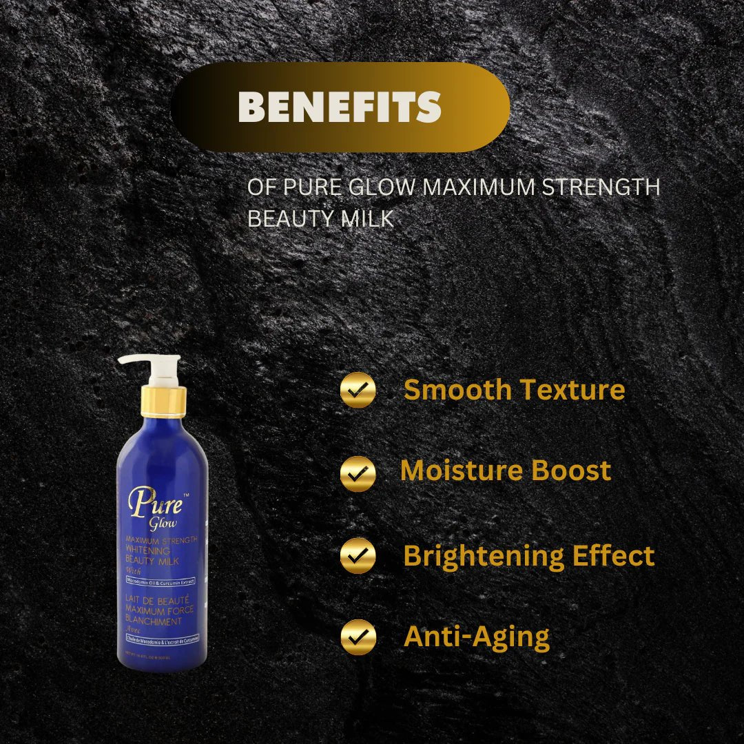 Pure Glow Maximum Strength Beauty Milk 16.8 oz - OUMY
