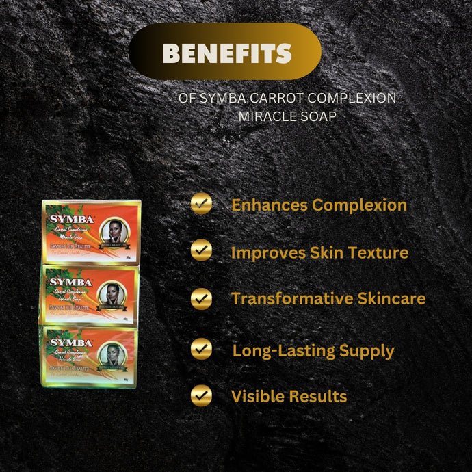 Symba Carrot Complexion Soap 80g (Pack of 6) - OUMY