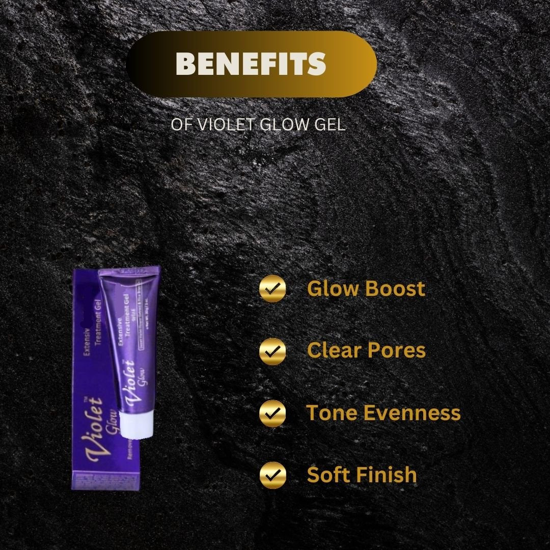 Violet Glow Extensive Gel with Sweet Violet Extract 1 oz - OUMY