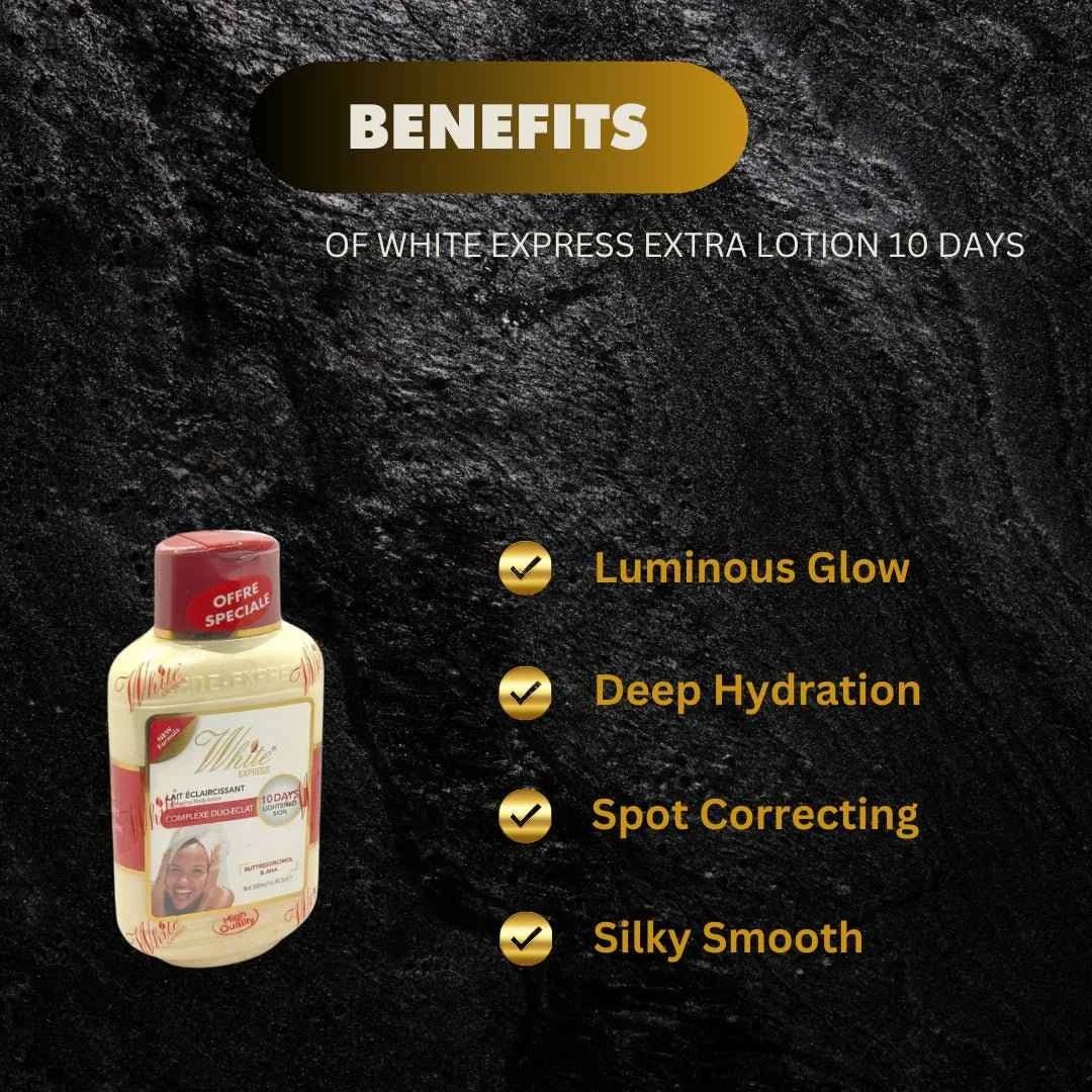 White Express Extra Body Lotion with Plant Extracts 16.9 oz - OUMY