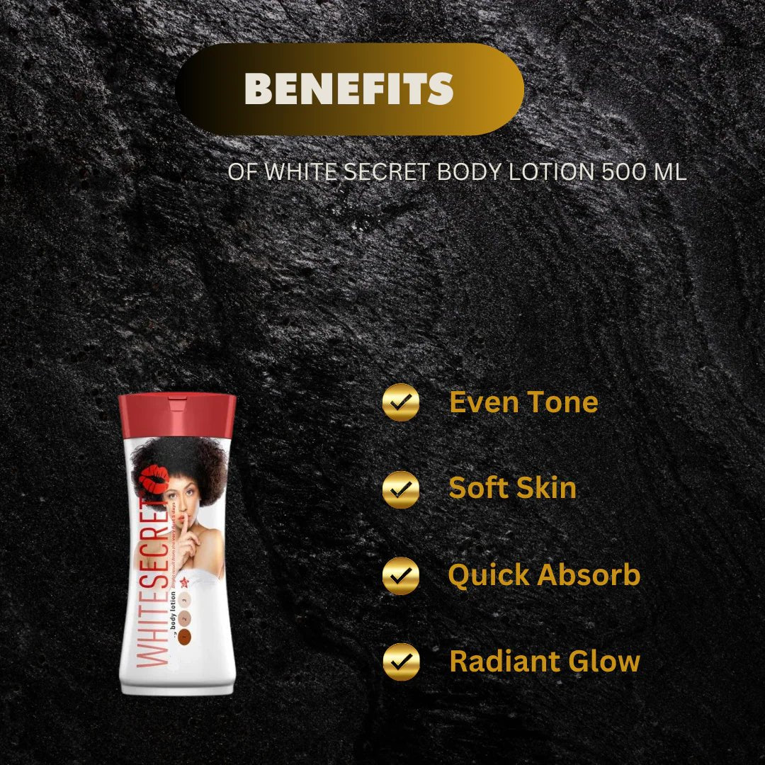 White Secret Body Lotion 500ml – Lightweight Hydrating Moisturizer - OUMY