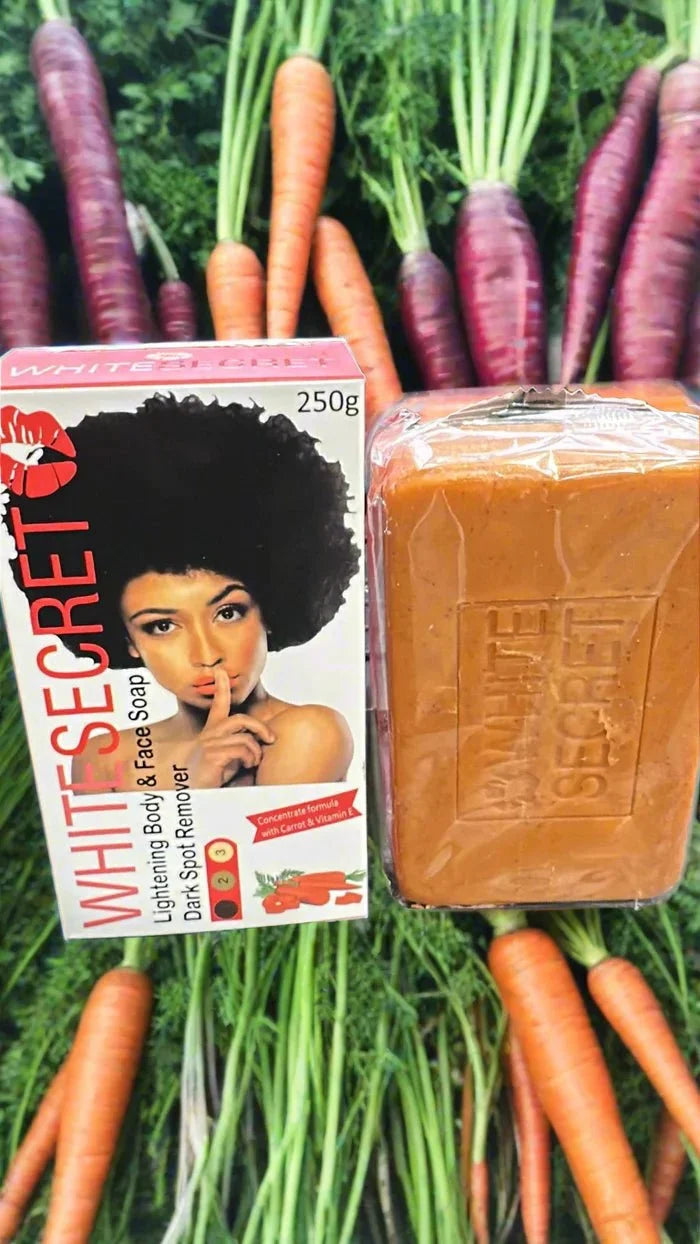 White Secret Carrot Body & Face Soap 250g - OUMY
