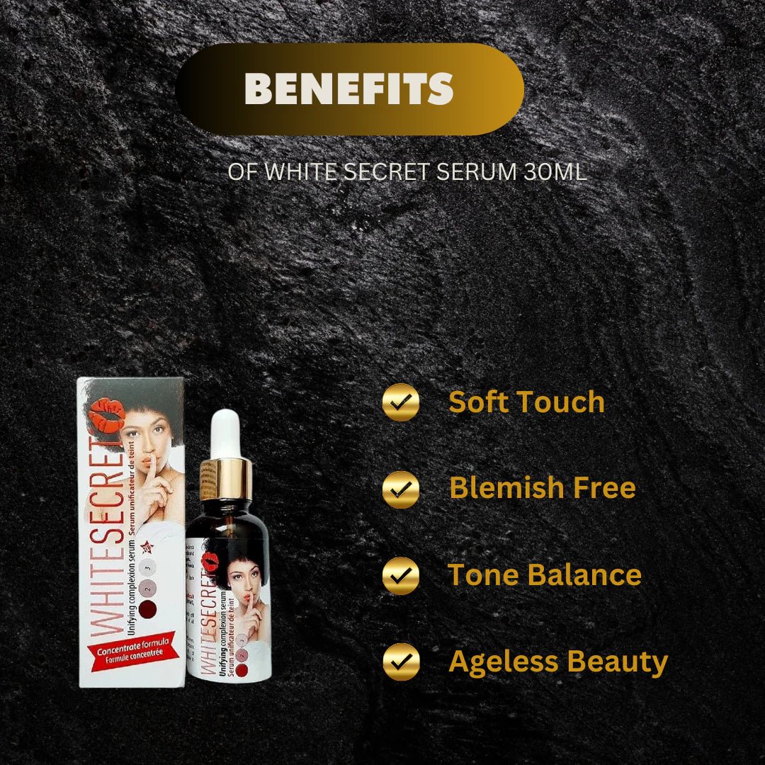 White Secret Serum 30ml – Lightweight Smoothing Serum - OUMY